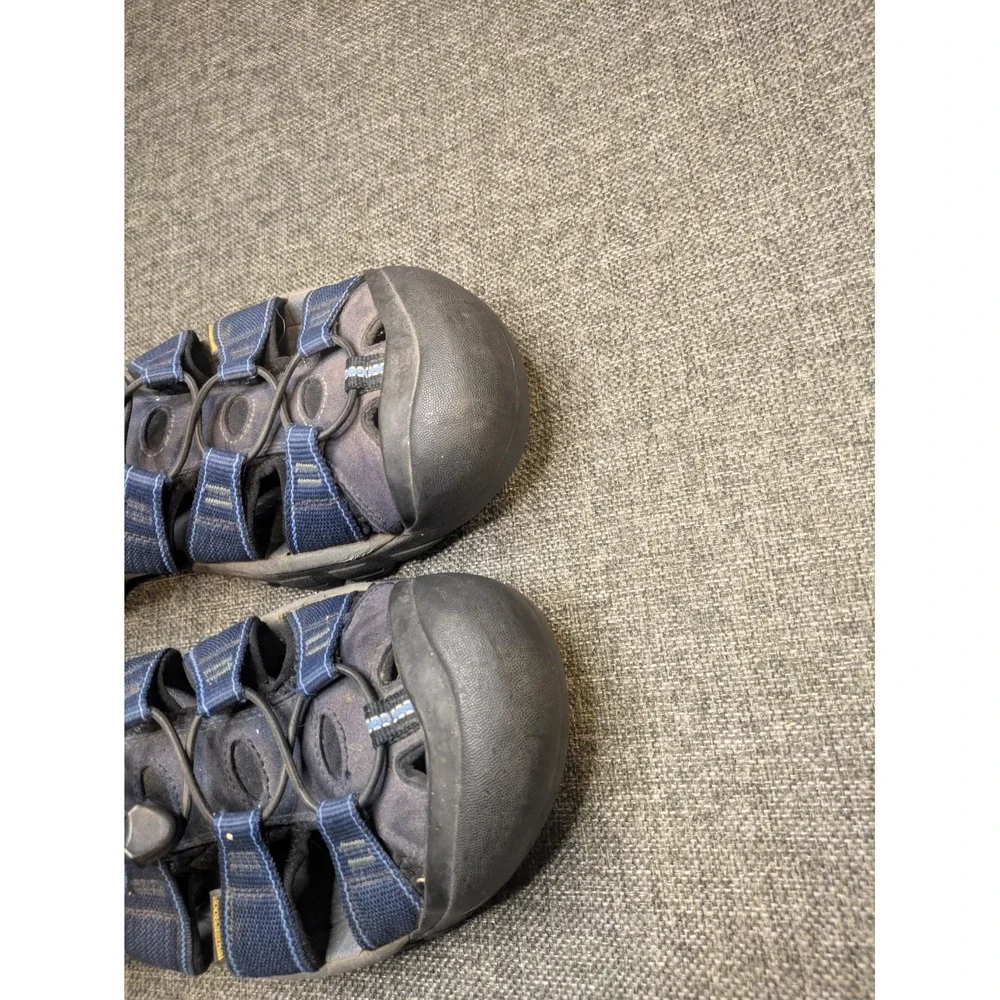 Keen Newport H2 Mens Closed Toe Hiking Water Sandals Navy Blue Shoes Size 11.5